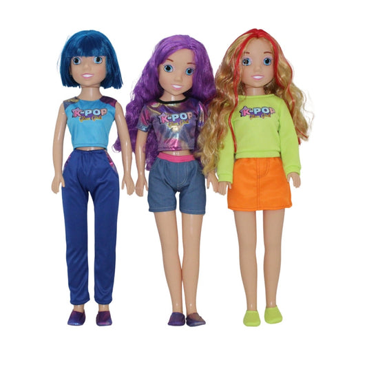 בובת קיי פופ 80 ס"מ - מגוון