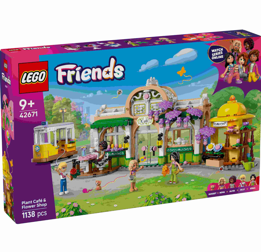 לגו חברות בית קפה וחנות ופרחים 42671