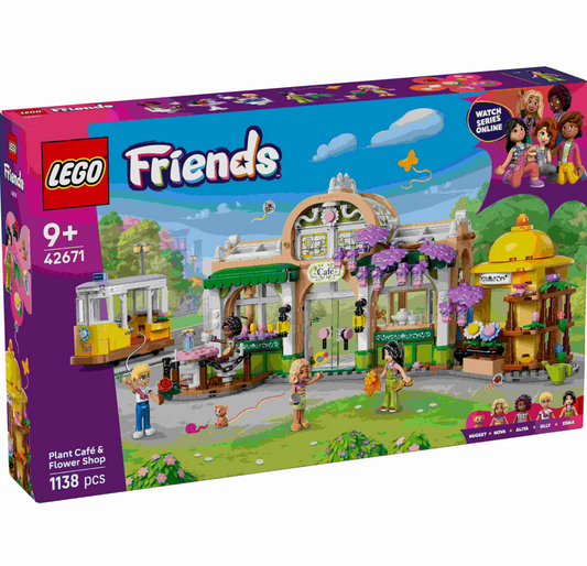 לגו חברות בית קפה וחנות ופרחים 42671