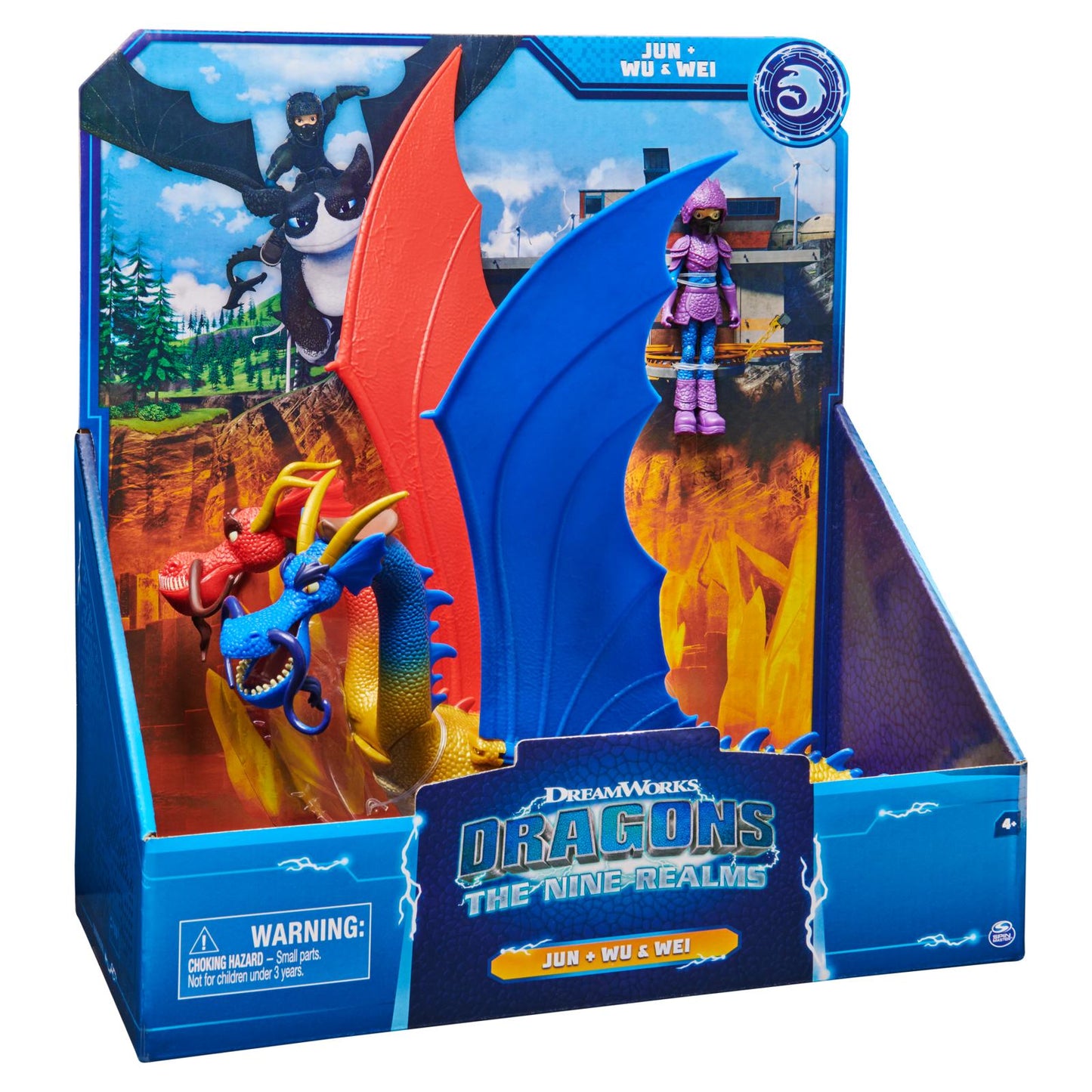 Dragons Nine Kingdoms - Viking and Two-Headed Dragon