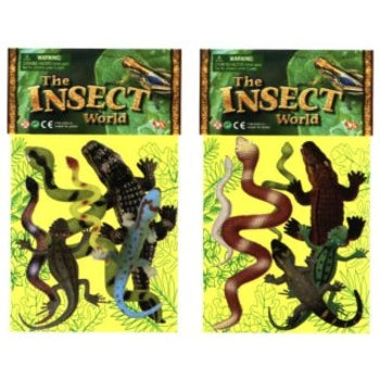 סט זוחלים 6 יח