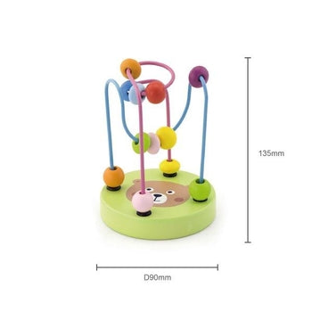 צעצועי עץ מבוך חרוזים קטן