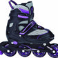 רולר בליידס לילדים סגול/שחור מידה L