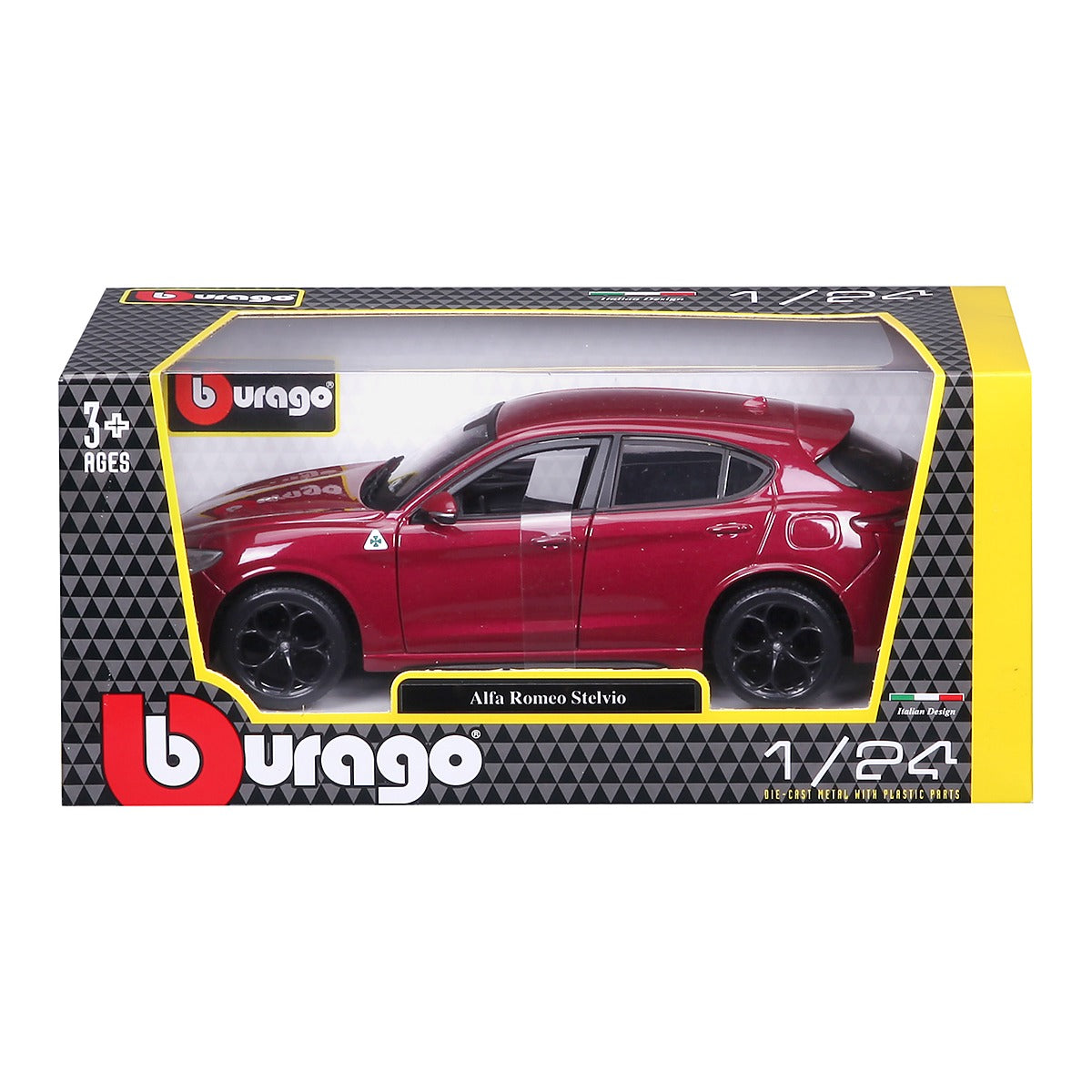1:24 Alfa Romeo Stelvio מכונית דגמים BURAGO