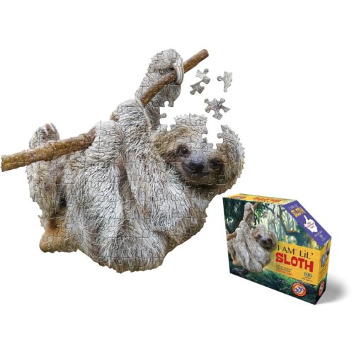 פאזל 100 חלקים בצורת עצלן