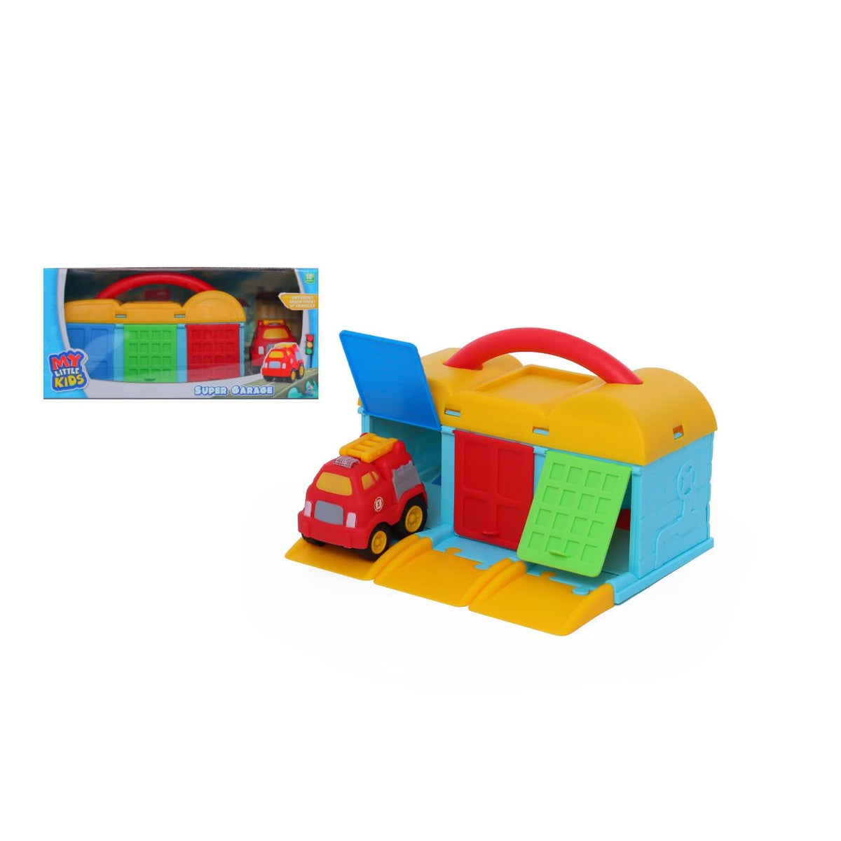 My Little Kids مرآب سيارات مع سيارة