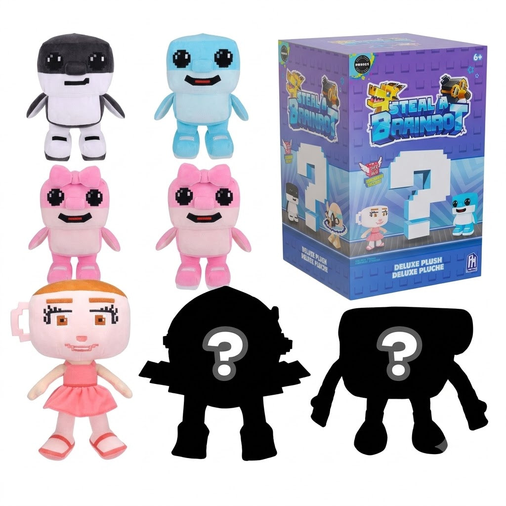 Roblox Pet Mojo Steal a Brainrot Deluxe Surprise Plush Doll