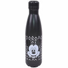 Mickey Mouse black triangles stainless steel bottle