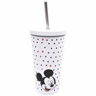 Mickey Mouse Red and White Stainless Steel Cup
