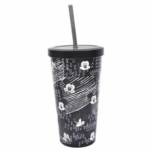 כוס נירוסטה מיקי מאוס שחור