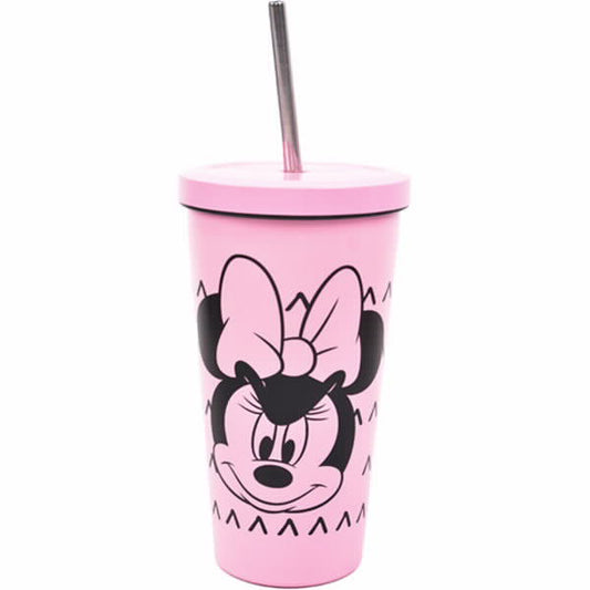 כוס נירוסטה מיני מאוס ורוד