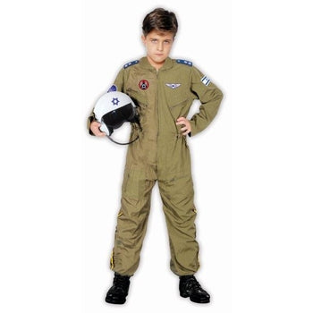 תחפושת טייס קרב ילדים מידה 4