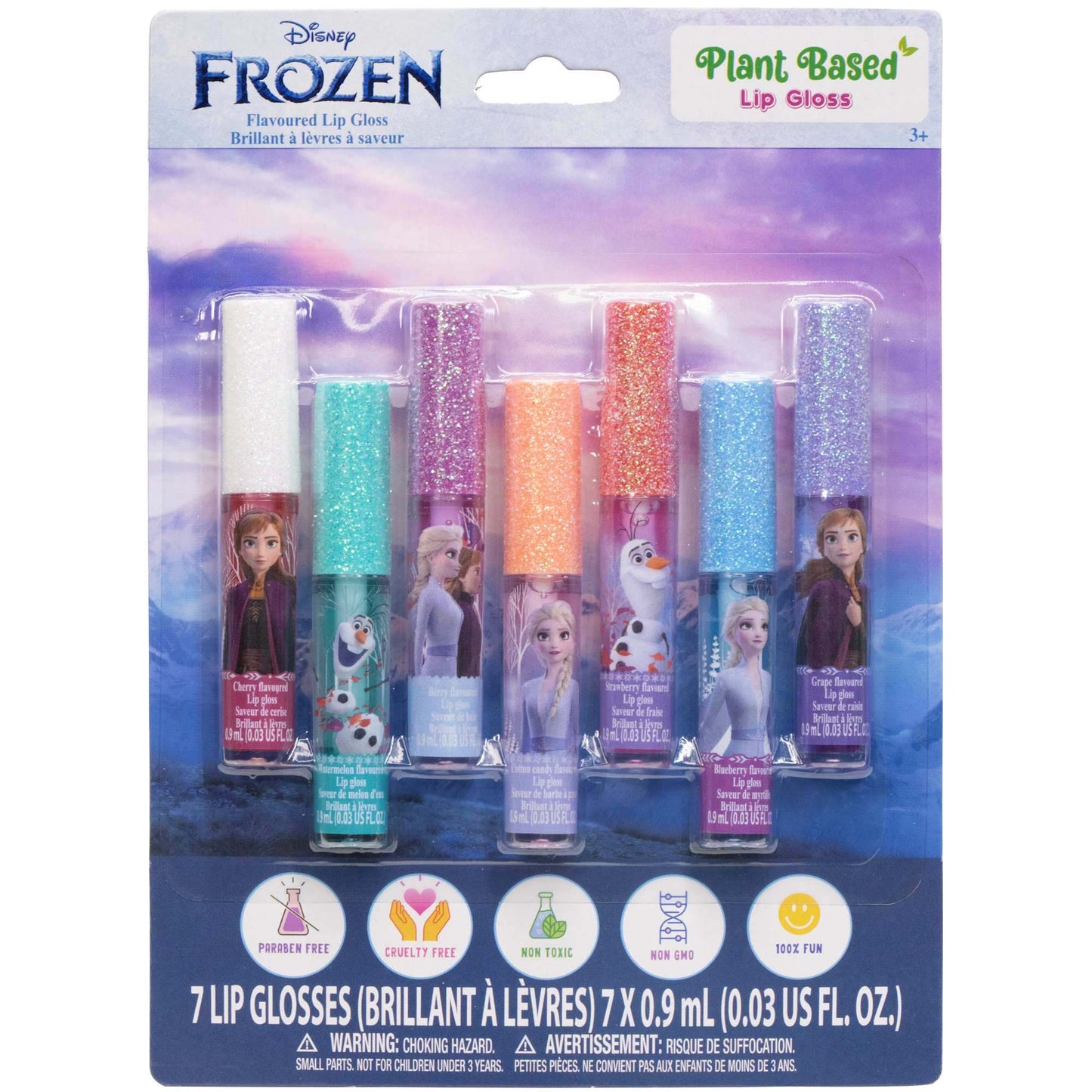 מארז 7 ליפ גלוסים בטעמים פרוזן