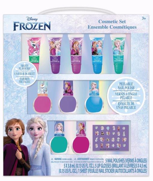 סט 15 לקים עם מדבקות לצפורניים פרוזן דיסני