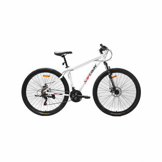 אופני הרים אלומניום 24" לבןSAFEWAY הילוכים שימאנו 21S