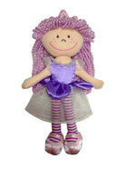Purple cloth doll 20 cm
