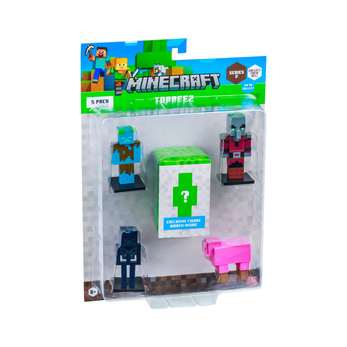 Minecraft - 5 figures in a blister pack