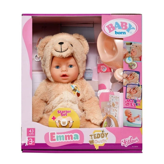 Baby Born - Emma 43 cm Bear Suit
