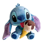 Stitch plush toy with ice cream, 25 cm
