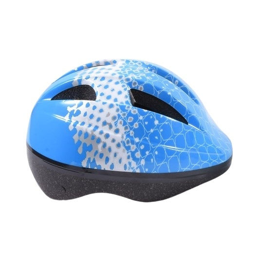 קסדה לילדים כחול S מבט מהצד