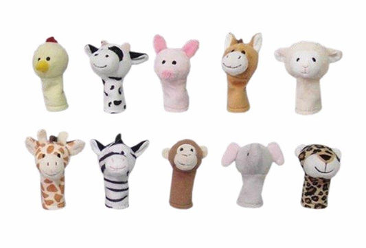 בובת אצבע חיות 8 סמ