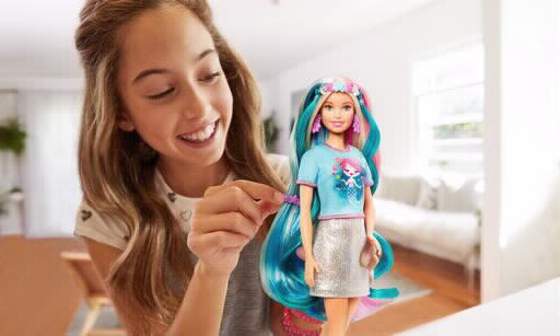 Barbie مجموعة شعر فانتازيا