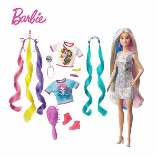 Barbie مجموعة شعر فانتازيا