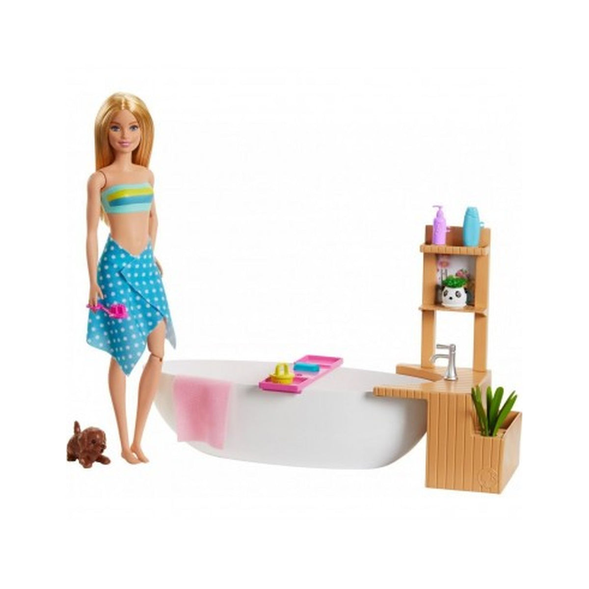 Barbie طقم حمام مدلل
