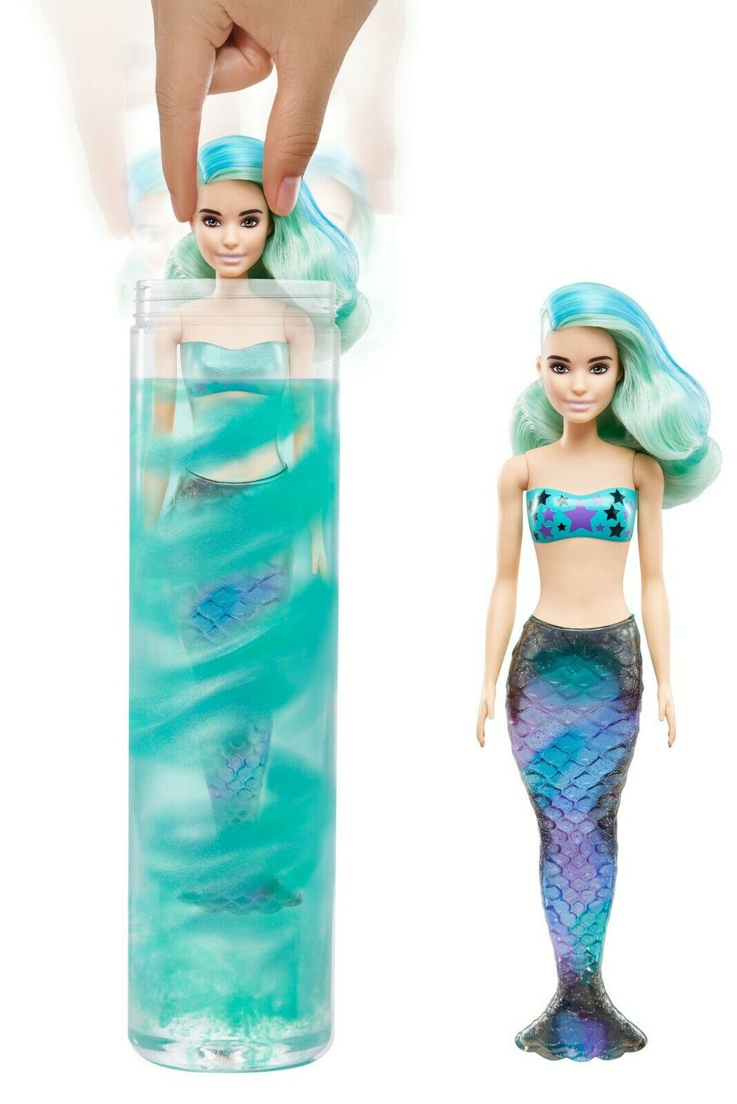 בובת ברבי קולור רביל בת הים BARBIE