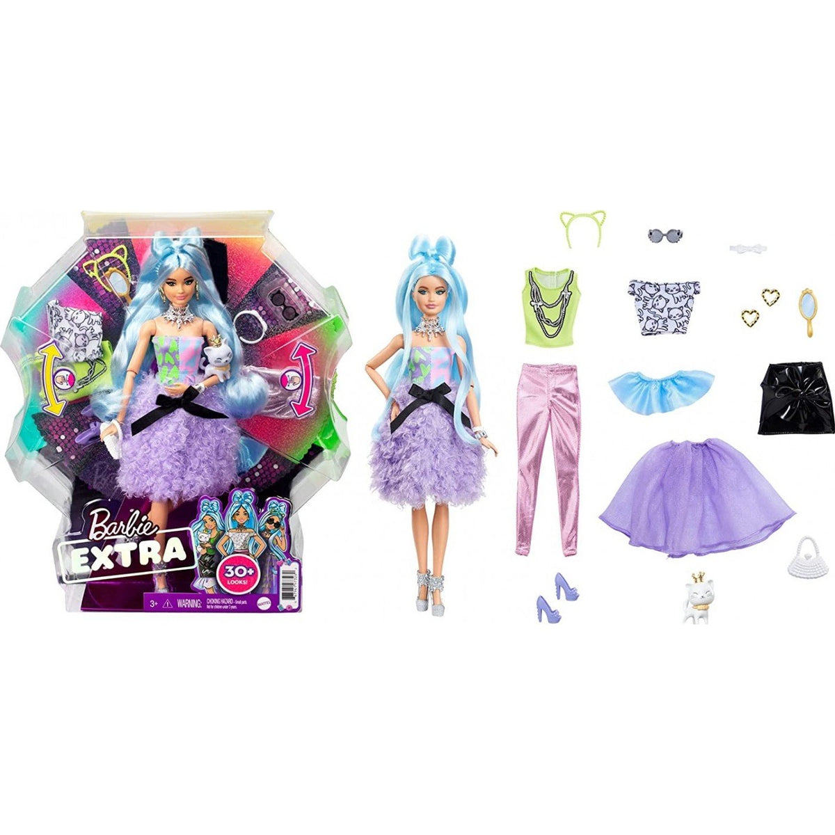 Barbie إكسترا عبوة مع تشكيلة إكسسوارات