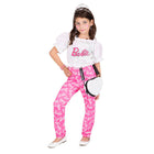 תחפושת ברבי לבנה מכנס ורוד BARBIE שושי זהר