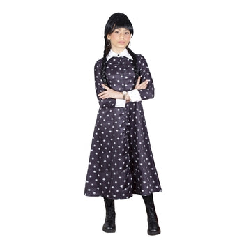 תחפושת וונסדיי שמלת פרחים