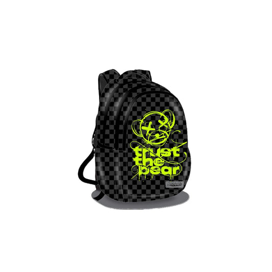 תיק מרופד 2 תאים דובי זוהר (12/3)