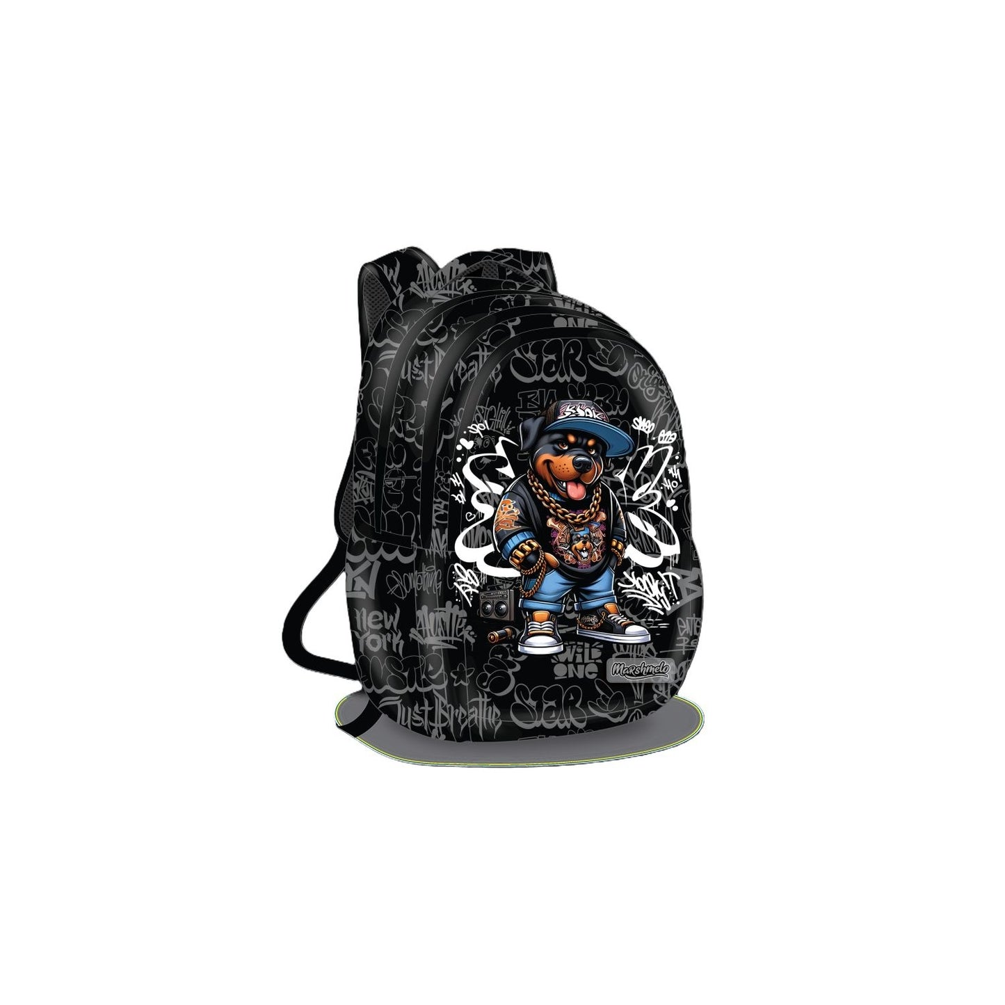 תיק מרופד 2 תאים כלב היפ הופ (12/3)