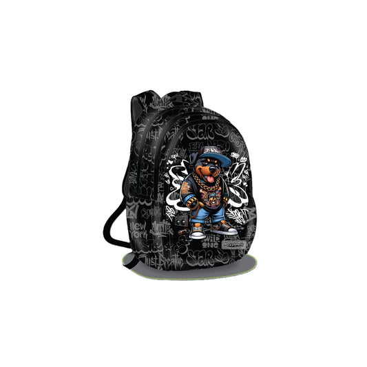 תיק מרופד 2 תאים כלב היפ הופ (12/3)