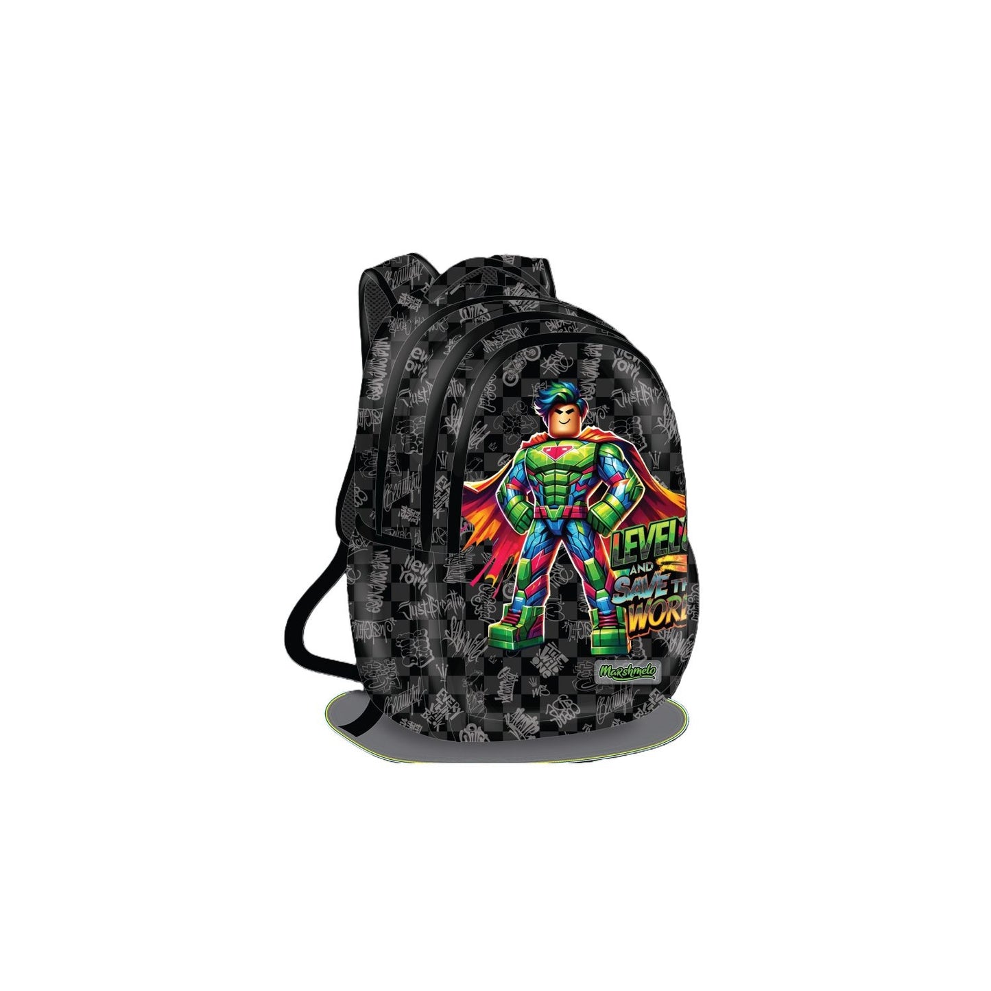 תיק מרופד 2 תאים איש חזק (12/3)