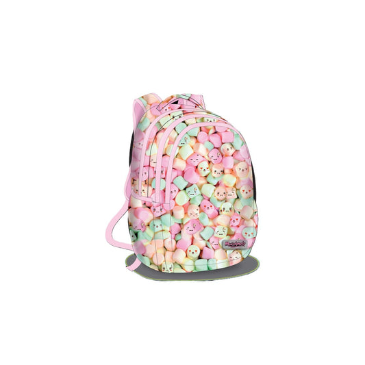 תיק מרופד 2 תאים מרשמלו פרצופים (12/3)