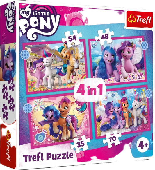 פאזל 4 ב 1 - הפוני הקטן שלי