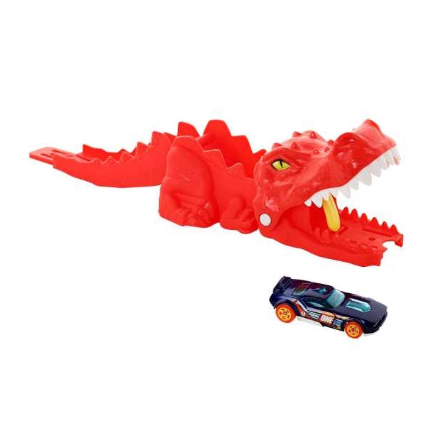 הוט ווילס משגר בצורת כריש או דינוזאור עם