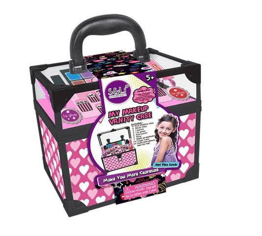 מזוודת איפור לבבות