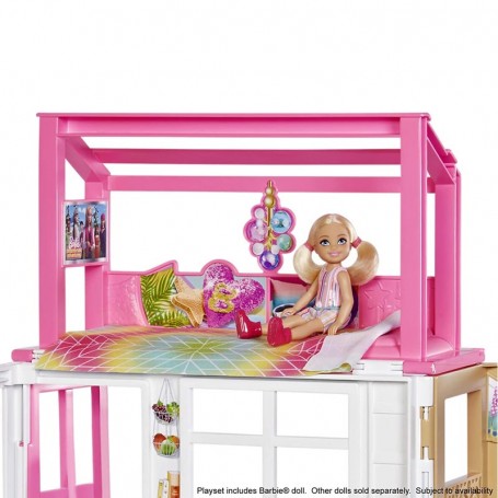 Barbie Foldable Dollhouse Including Doll