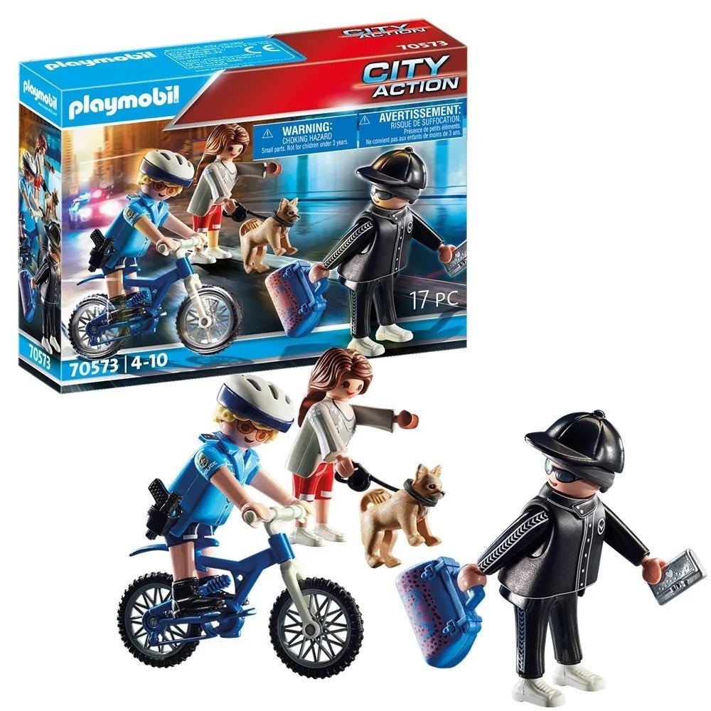 פליימוביל מרדף משטרתי על אופניים 70573