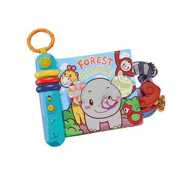 ספר בד לפעוטות אלקטרוני חיות יער