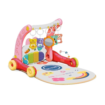 אוניברסיטה והליכון 2 ב 1 ורוד