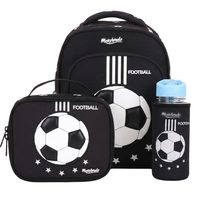 White Soccer Garden Bag Set