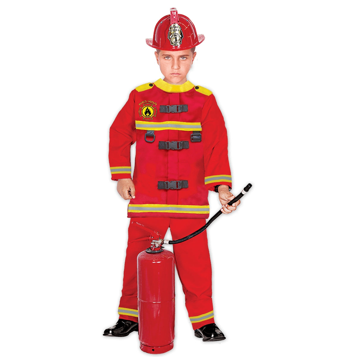 תחפושת כבאי לילדים מידה 8 גילאי 5-6 שושי זוהר