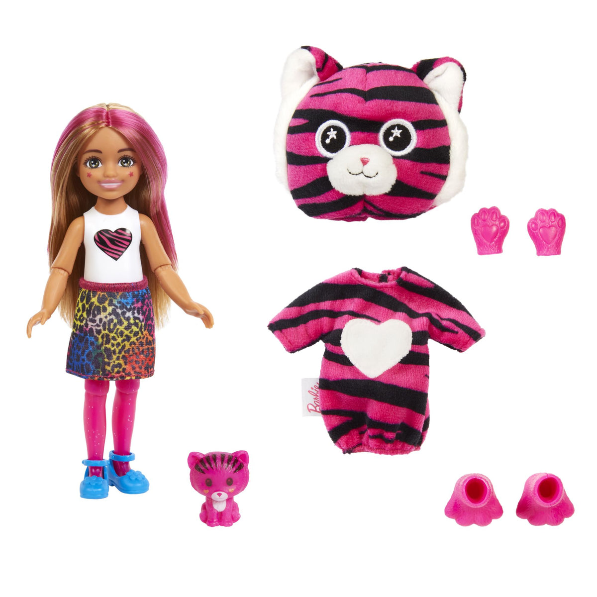 Barbie Chelsea Cutie Reveal Jungle Series, Tiger