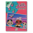 חוברת צביעה 6 LOL דמויות A4