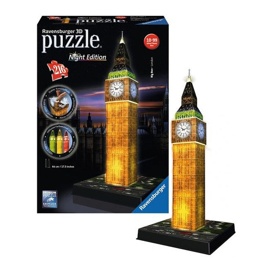 פאזל תלת מימד 216 חלקים ביג בן מואר