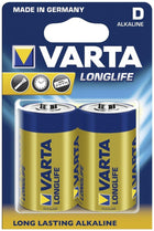 זוג סוללות Longlife D VARTA